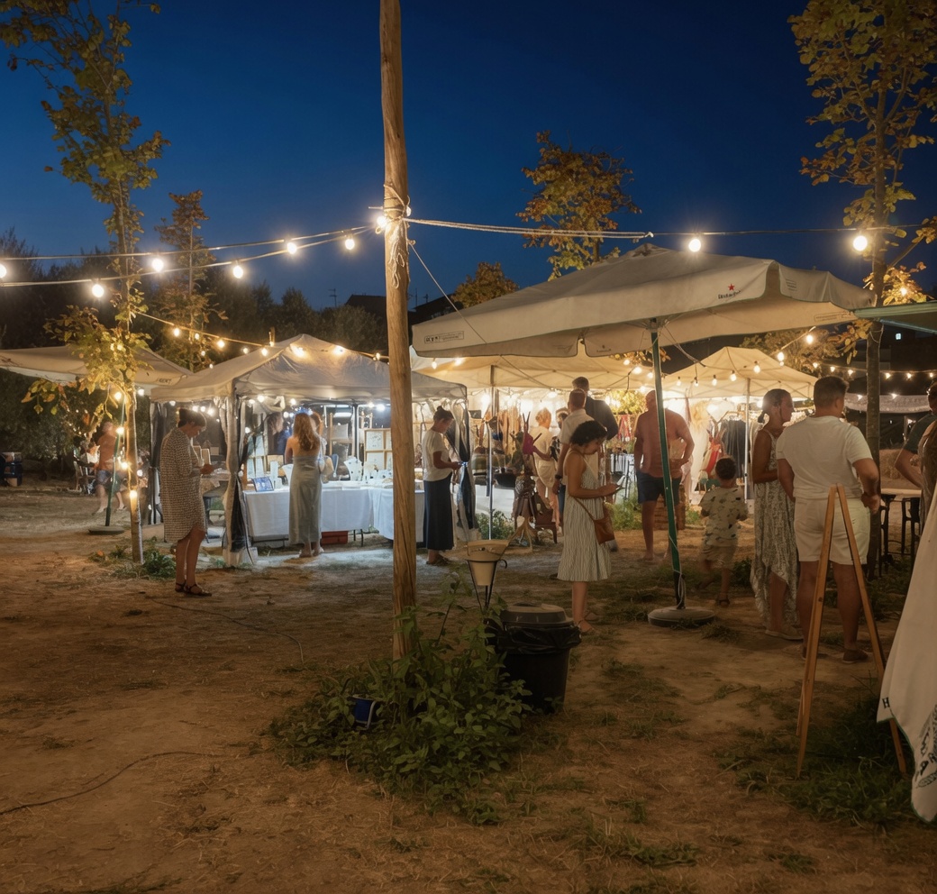 Parades il·luminades de Boka Market a L’Armentera